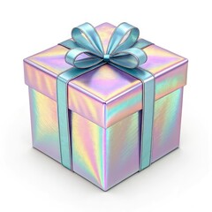 Obraz premium gift box with ribbon, jpg