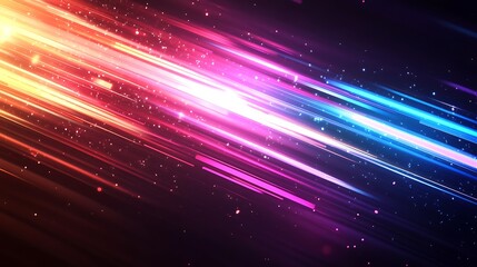 Vibrant abstract lines with sparkles, creating a dynamic visual effect.