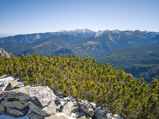 Autumn landscape of Rila Mountain, Bulgaria