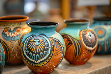 Dene pottery is a traditional Indigenous ceramic art form crafted by the Dene people, known for its earthy tones and handmade quality