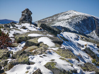 Obraz premium Autumn landscape of Rila Mountain, Bulgaria