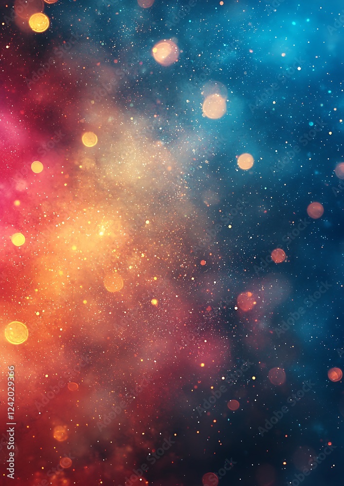Sticker a 4k beautiful color gradient background with noise, featuring an abstract pastel holographic blurre