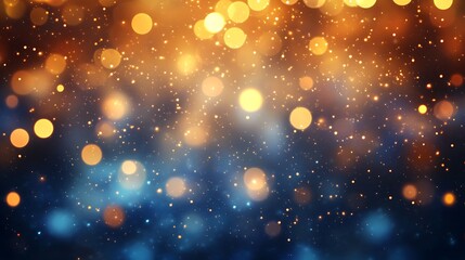 Fototapeta premium A vibrant background of shimmering lights in warm and cool tones.