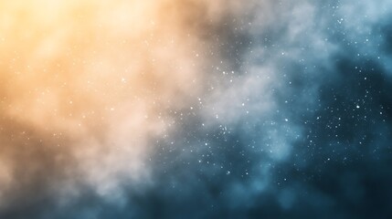 Obraz premium Abstract image of swirling colors and particles, evoking a cosmic or dreamy atmosphere.