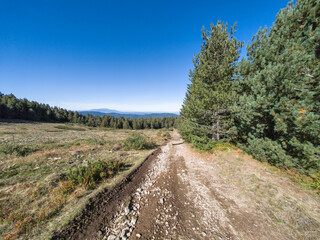 Autumn landscape of Rila Mountain, Bulgaria