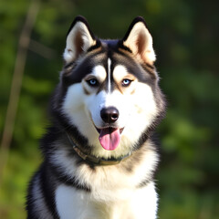 Fototapeta premium siberian husky