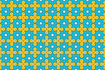 Seamless Fashion Digital Interior Graphic Luxury Symmetric Fabric Endless Wallpaper Texture Cloth Textile Geometric Art Tile Decoration Shape Template Visual Design Background Perspective Pattern.