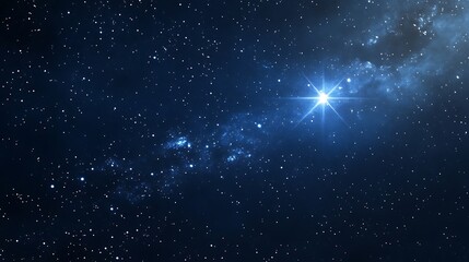 Fototapeta premium A stunning view of a starry night sky filled with twinkling stars and cosmic beauty.