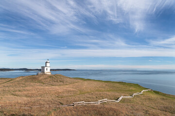 Cattle Point Lighthouse, San Juan Islands, Washington State.