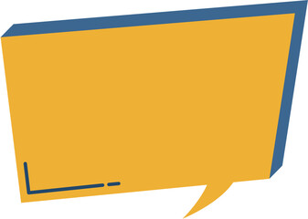 Flat Illustration Of Bubble Chat