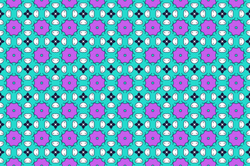 Seamless Fashion Digital Interior Graphic Luxury Symmetric Fabric Endless Wallpaper Texture Cloth Textile Geometric Art Tile Decoration Shape Template Visual Design Background Perspective Pattern.