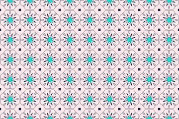 Seamless Fashion Digital Interior Graphic Luxury Symmetric Fabric Endless Wallpaper Texture Cloth Textile Geometric Art Tile Decoration Shape Template Visual Design Background Perspective Pattern.