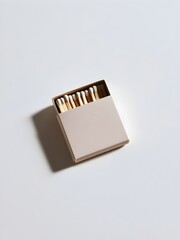 Simple Matte Matchbox with Wooden Matches