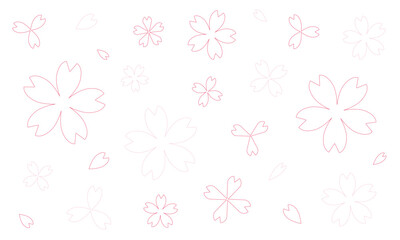 桜のイラスト素材