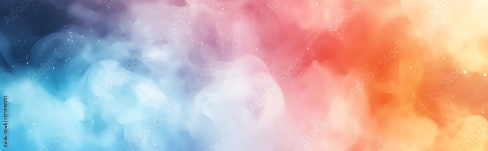 Wall mural a blurred pastel background with a white base and grainy texture, adding a soft and gentle touch to 