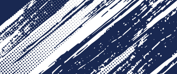 Modern abstract blue background with glowing geometric lines. Blue gradient hexagon shape design. Futuristic technology concept.