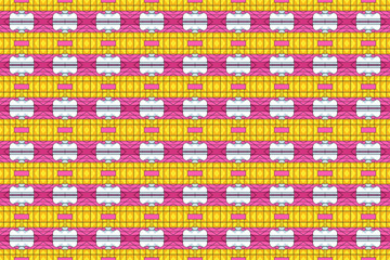 Seamless Perspective Cloth Geometric Tile Graphic Texture Shape Interior Luxury Digital Wallpaper Art Background Template Textile Decoration Fabric Visual Symmetric Endless Design Fashion Pattern.