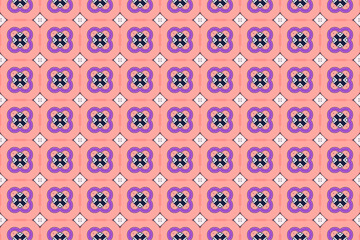 Seamless Perspective Cloth Geometric Tile Graphic Texture Shape Interior Luxury Digital Wallpaper Art Background Template Textile Decoration Fabric Visual Symmetric Endless Design Fashion Pattern.