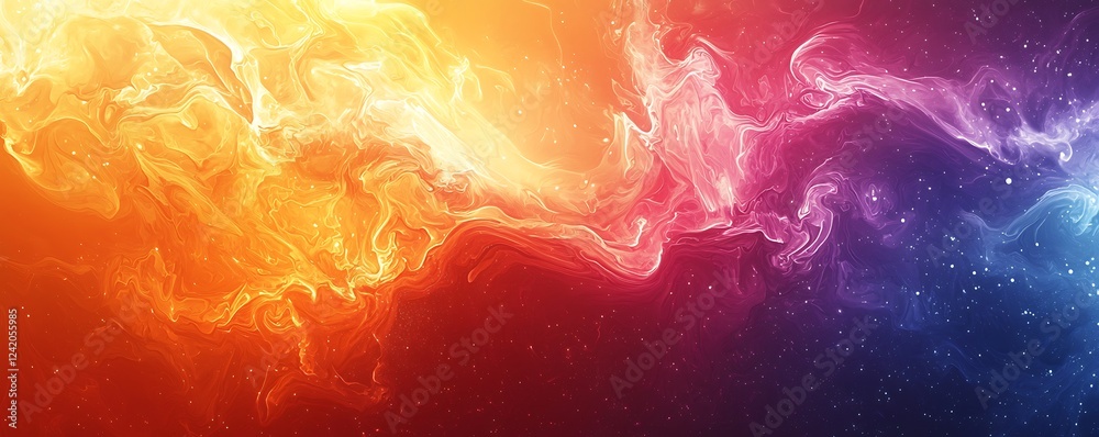 Wall mural a bright and colorful abstract wallpaper texture with intricate patterns and dynamic shapes, creatin