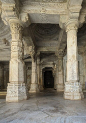 Obraz premium Structural wonder as the weight is huge for these marble structures Udaipur, India