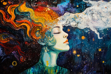 Cosmic Dream: A Portrait of Imagination