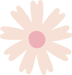 Handdrawn Abstract Flower