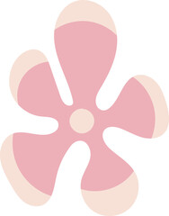 Handdrawn Abstract Flower