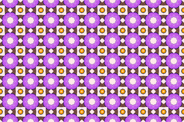 Seamless Perspective Cloth Geometric Tile Graphic Texture Shape Interior Luxury Digital Wallpaper Art Background Template Textile Decoration Fabric Visual Symmetric Endless Design Fashion Pattern.