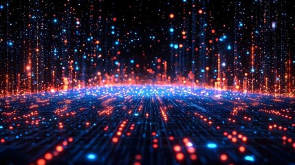 Carbon Emissions Trading Market Graph on Futuristic Digital Screen Financial Sustainability Concept