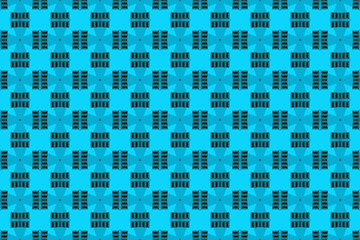 Seamless Perspective Cloth Geometric Tile Graphic Texture Shape Interior Luxury Digital Wallpaper Art Background Template Textile Decoration Fabric Visual Symmetric Endless Design Fashion Pattern.