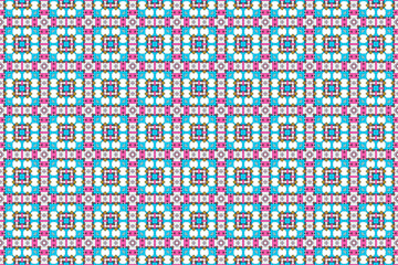 Fototapeta premium Seamless Perspective Cloth Geometric Tile Graphic Texture Shape Interior Luxury Digital Wallpaper Art Background Template Textile Decoration Fabric Visual Symmetric Endless Design Fashion Pattern.