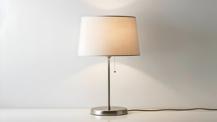 Elegant Desk Lamp with Smooth Glass Shade