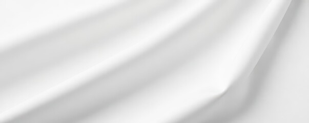 Fototapeta premium Crisp white cotton fabric, fine texture, ideal for overlay , texture, macro