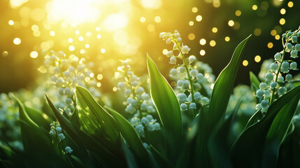 Lily The Valley Flowers Blooming