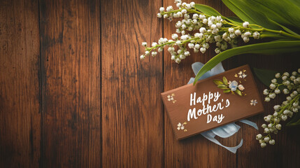 Lily of the valley bouquet celebrating mother's day