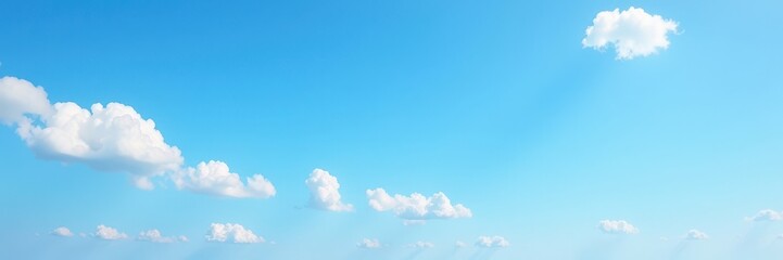 Light blue canvas of sky, scattered cirrus clouds, nature, light