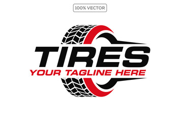tire logo, tire store logo design vector illustration © Locho99