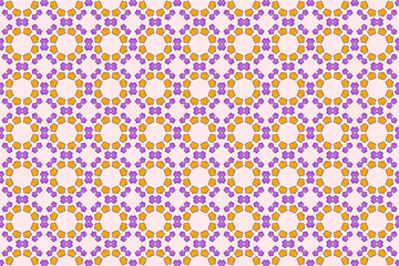 Seamless Template Symmetric Interior Cloth Fashion Geometric Wallpaper Luxury Shape Perspective Fabric Art Texture Design Textile Tile Visual Endless Background Digital Graphic Decoration Pattern.