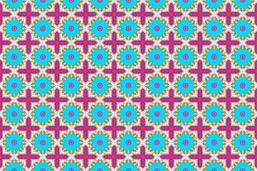 Seamless Template Symmetric Interior Cloth Fashion Geometric Wallpaper Luxury Shape Perspective Fabric Art Texture Design Textile Tile Visual Endless Background Digital Graphic Decoration Pattern.