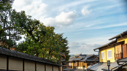 Fototapeta premium Walking though Gion in Kyoto, Japan