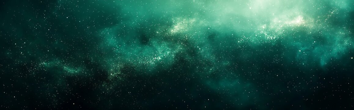 A dark green background glowing with a grainy texture, creating a mysterious and enchanting backdrop suitable for dramatic and thematic designs.