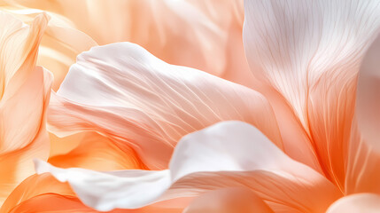 Fototapeta premium abstract white peach petals