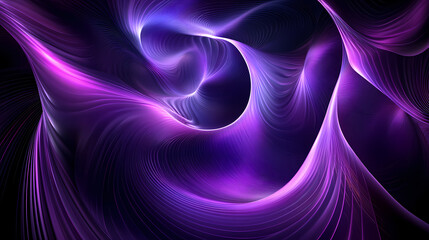 Obraz premium iridescent dreamscape violet dynamic