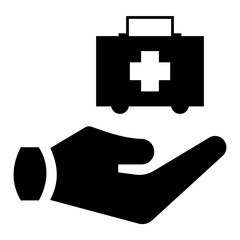 Medical icon. solid icon style