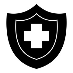 Prevention heathcare icon. solid icon style