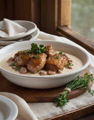 Creamy Sweetbreads Delight