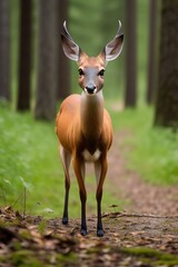 Fototapeta premium Dear In Forest