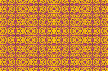 Seamless Wallpaper Tile Fashion Luxury Art Perspective Endless Background Template Graphic Geometric Shape Decoration Symmetric Fabric Design Visual Digital Textile Interior Cloth Texture Pattern.