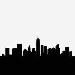 Black dots city cityscape with dot skyline city buildings silhouette illustration on white background skyline silhouette 