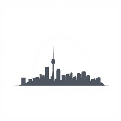 Melbourne australia watercolor skyline illustration loose painting expressive abstract style trees and buildings water golden glowing sunlight natural color skyline silhouette 